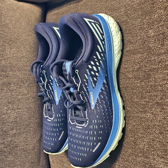 💙🩵Brooks Ghost 13 Women's Navy Blue Running Shoes - Picture 4 of 11